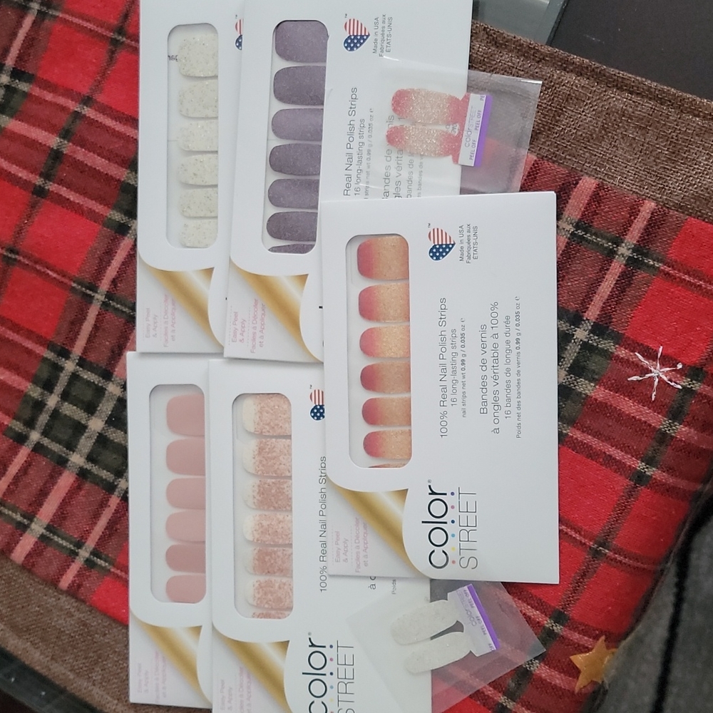 Bundle of 5 Color Street Sets & 2 Twosies